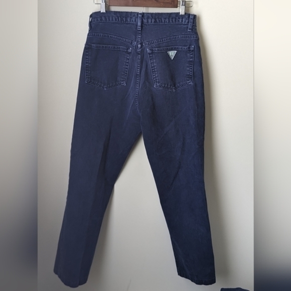Vintage Guess Jeans Georges Marciano Design Men's 32 Navy Jeans Made in‎ The USA - Picture 7 of 10